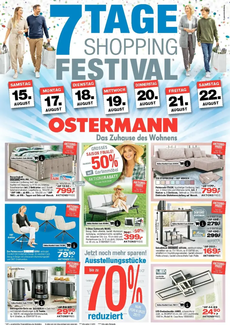 Ostermann Prospekt ab 15.08.2026