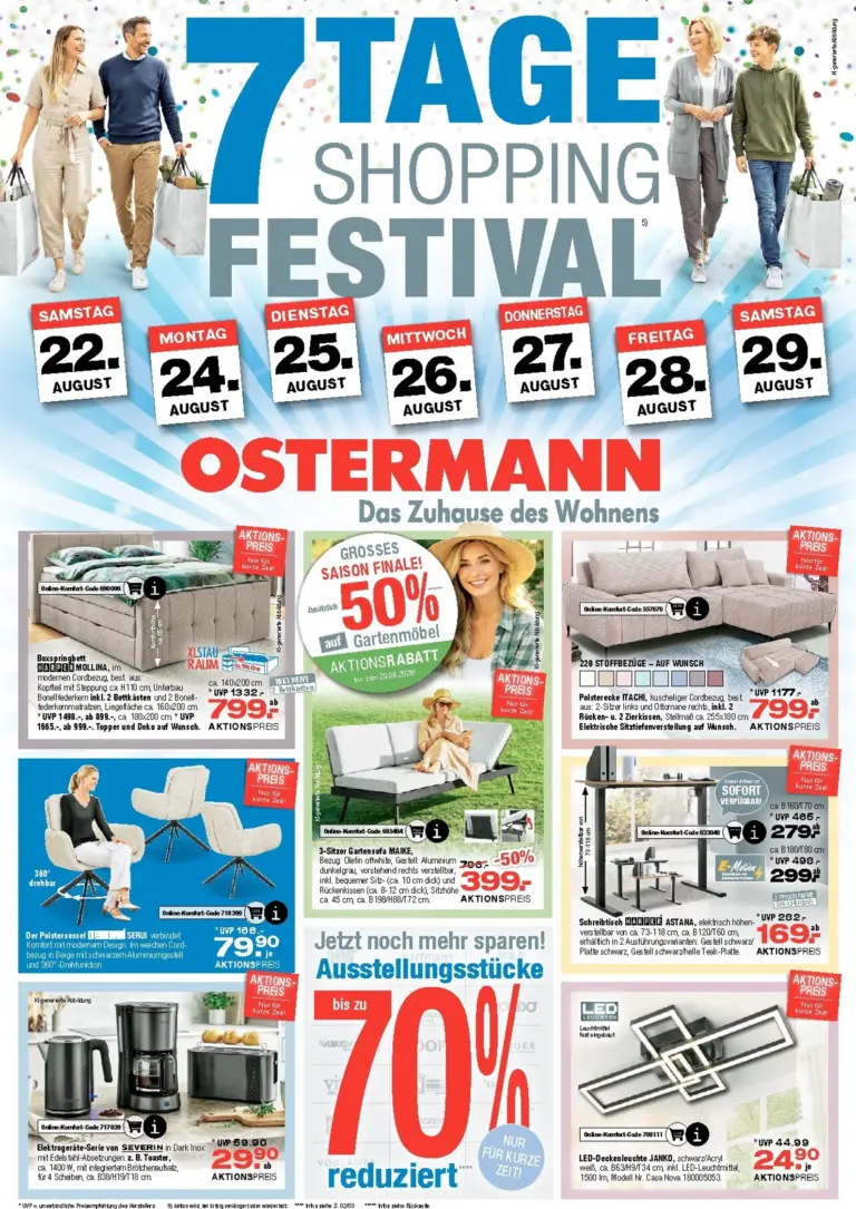 Ostermann Prospekt ab 22.08.2026