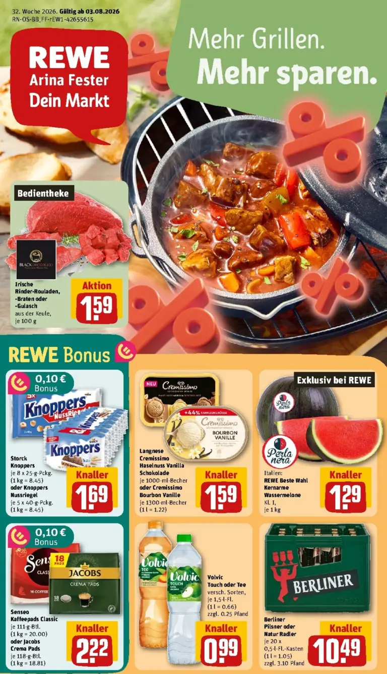 REWE Prospekt ab 03.08.2026
