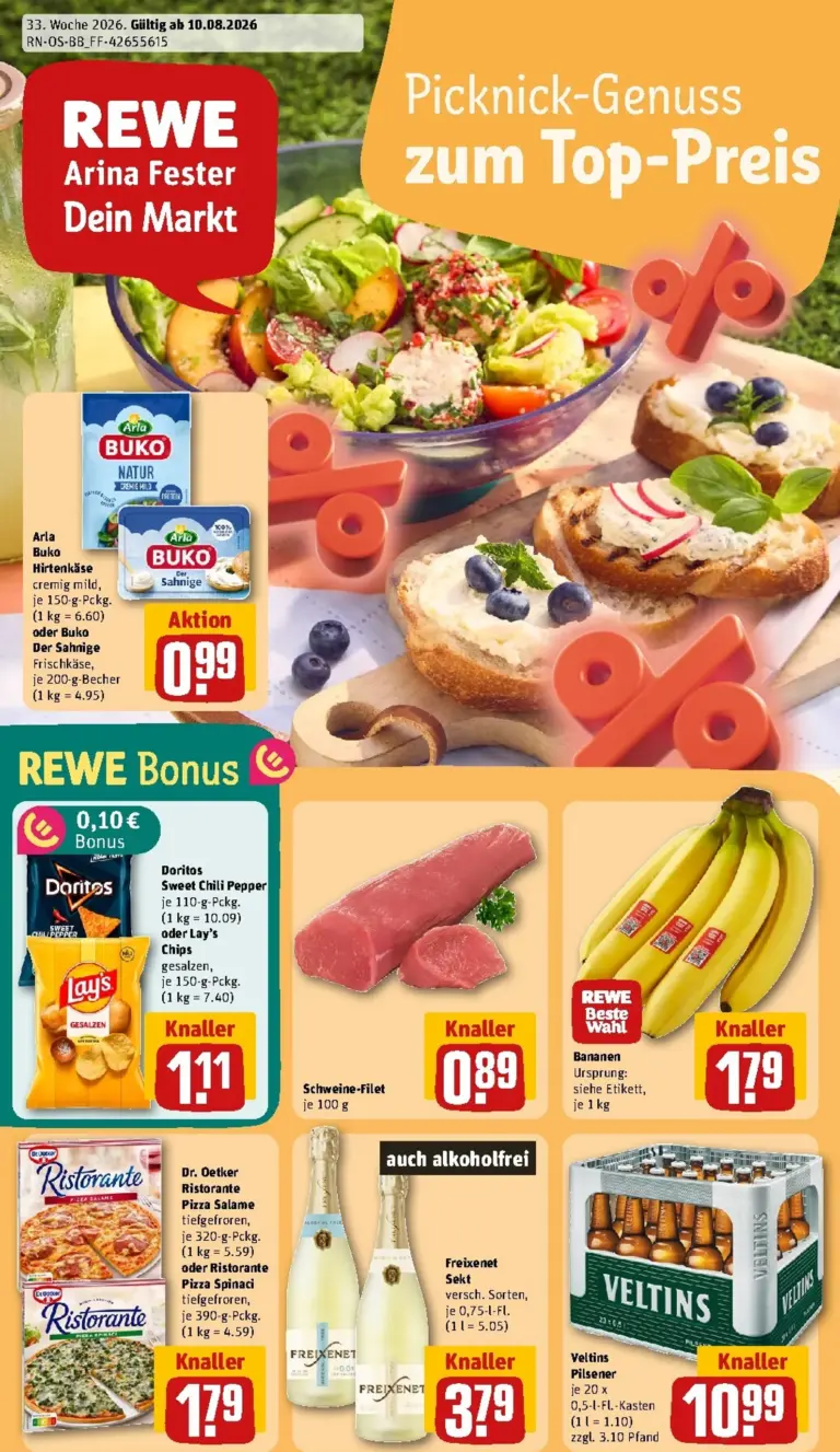 REWE Prospekt ab 10.08.2026