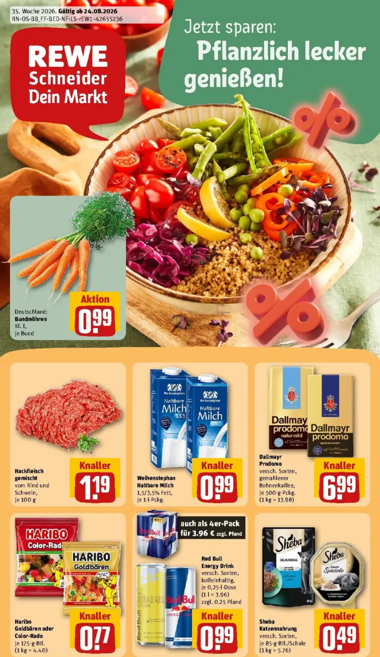 REWE Prospekt ab 24.08.2026