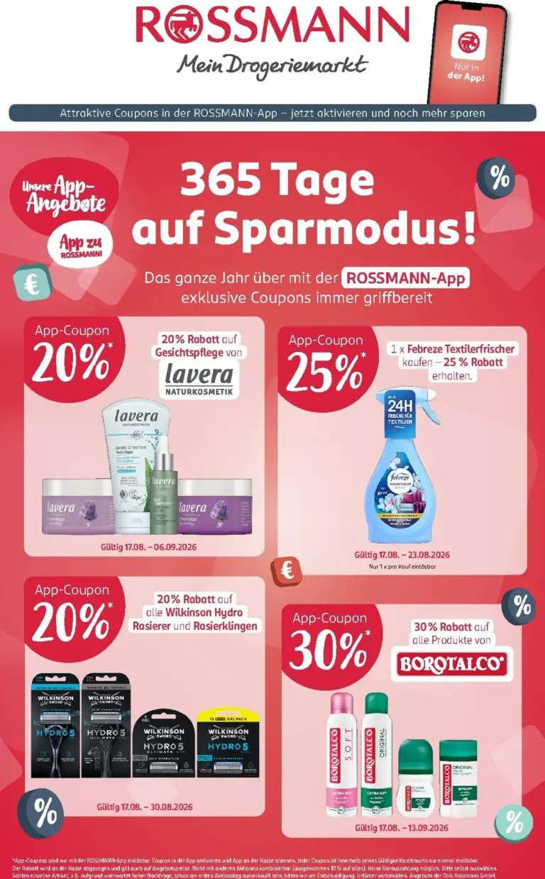 Rossmann Prospekt ab 17.08.2026