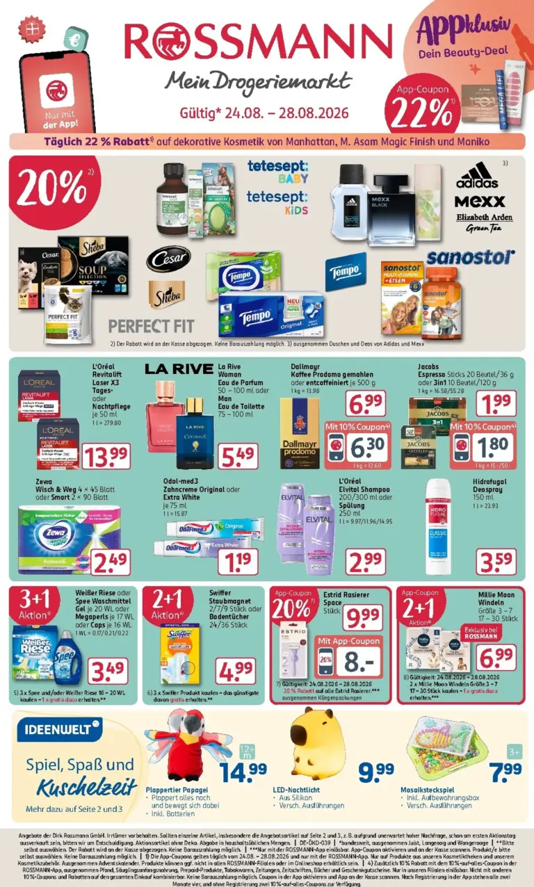 Rossmann Prospekt ab 24.08.2026