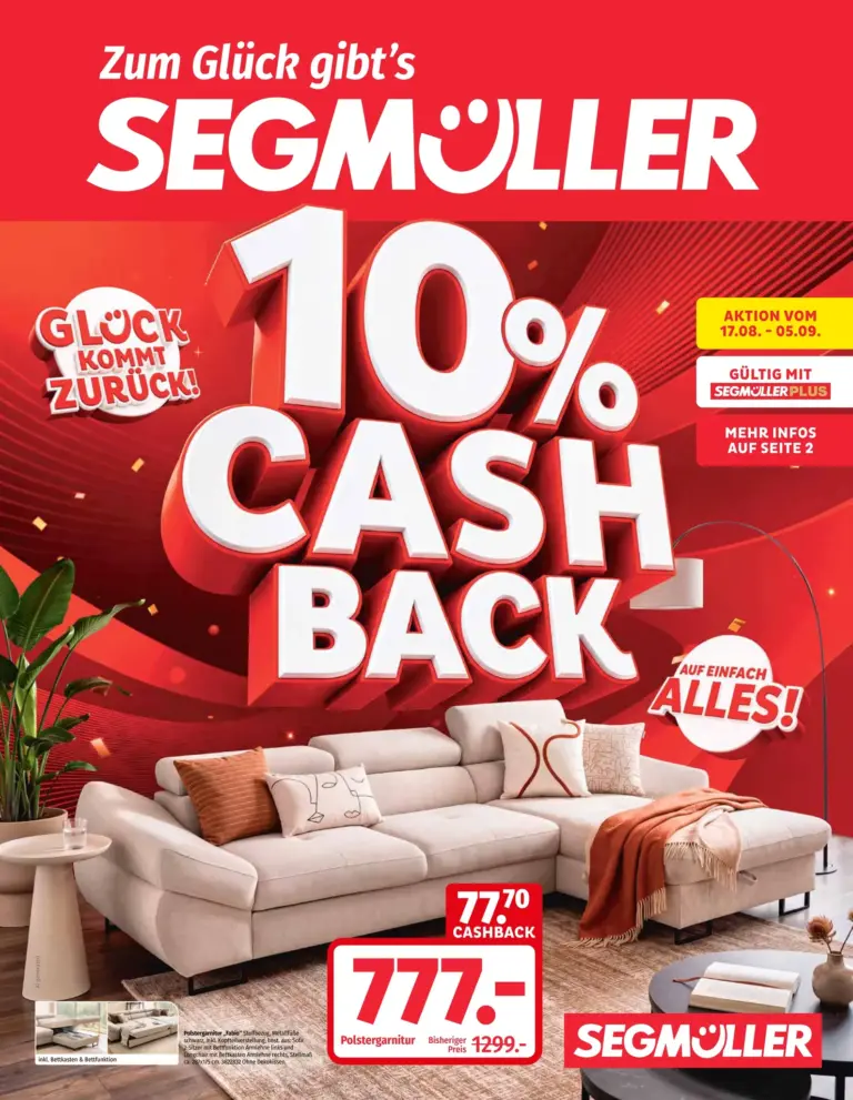 Segmüller Prospekt ab 15.08.2026