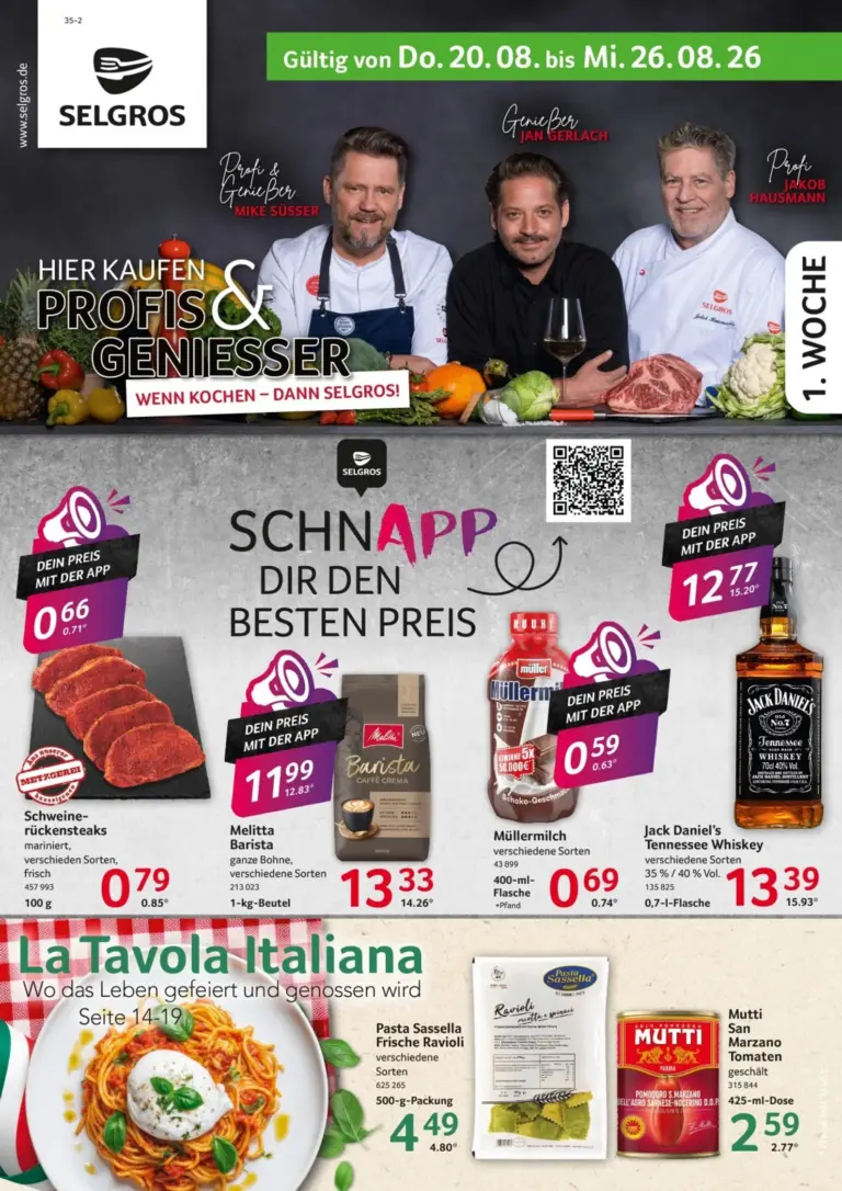 Selgros Prospekt ab 20.08.2026