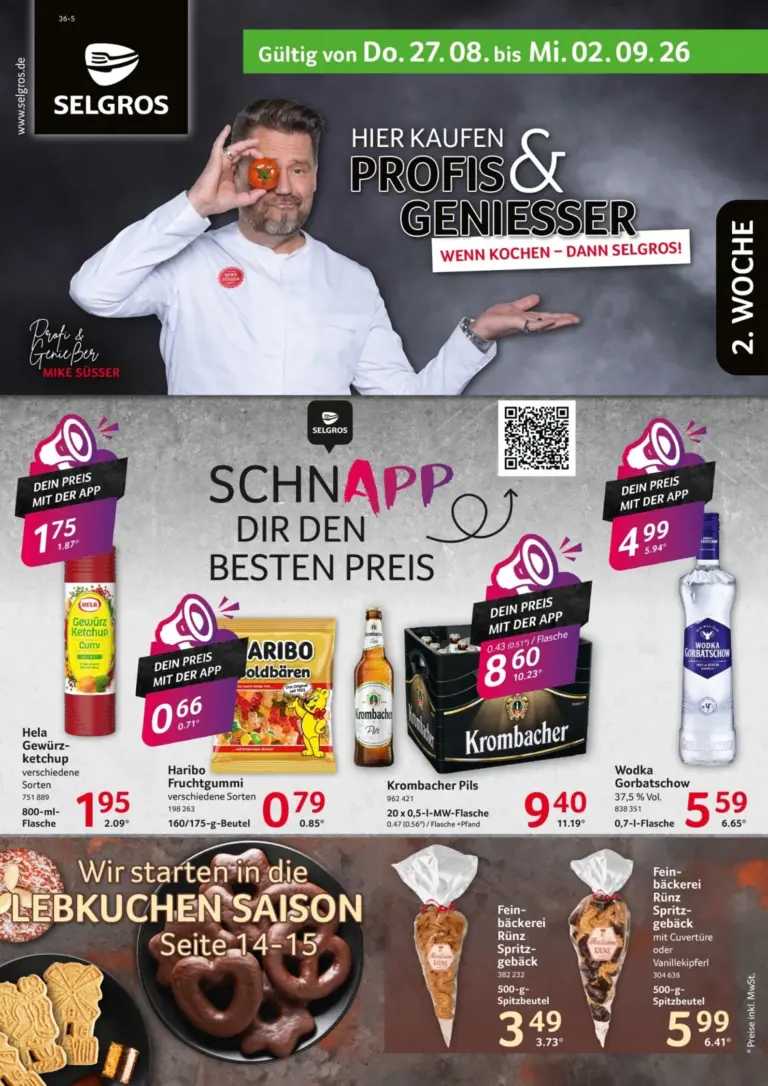 Selgros Prospekt ab 27.08.2026