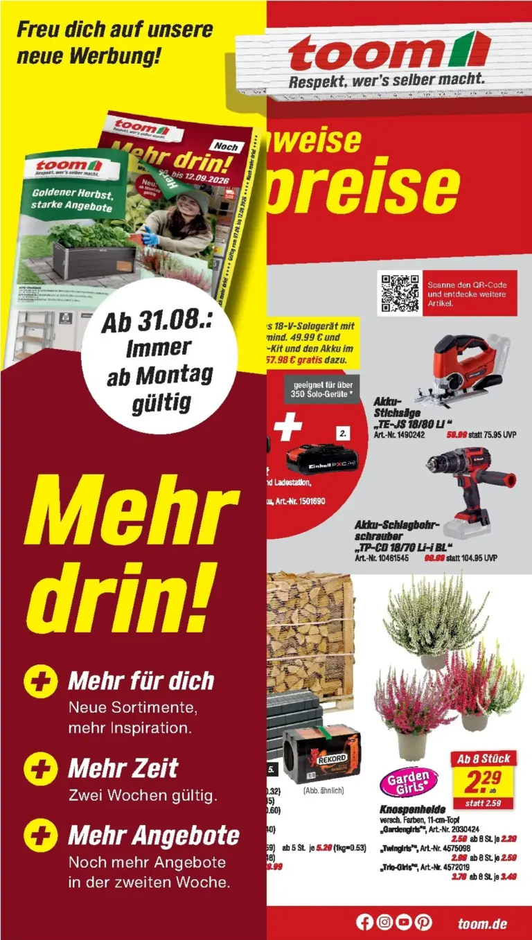 Toom Prospekt ab 22.08.2026