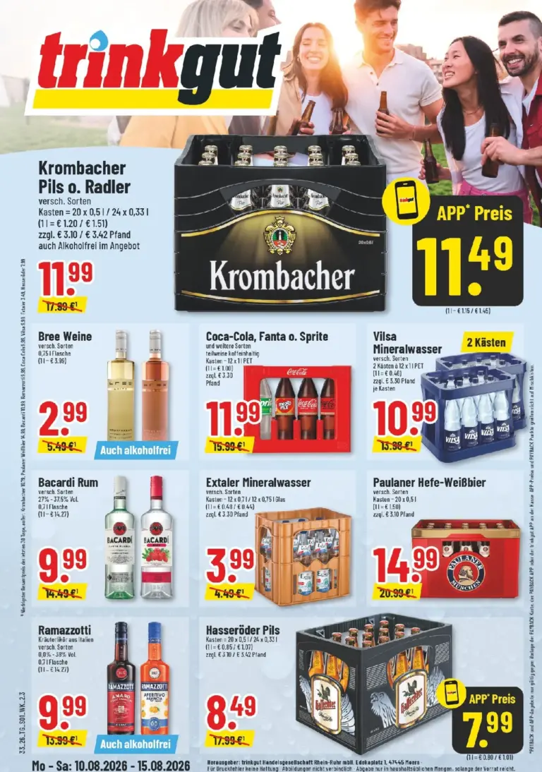 Trinkgut Prospekt ab 10.08.2026