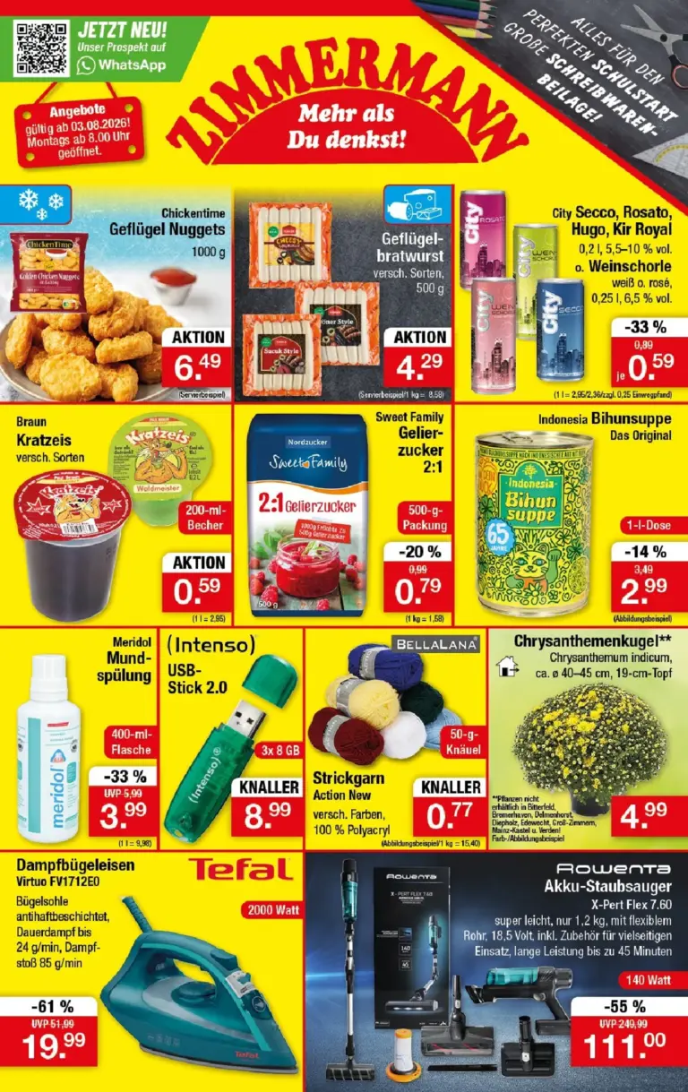 Zimmermann Prospekt ab 03.08.2026