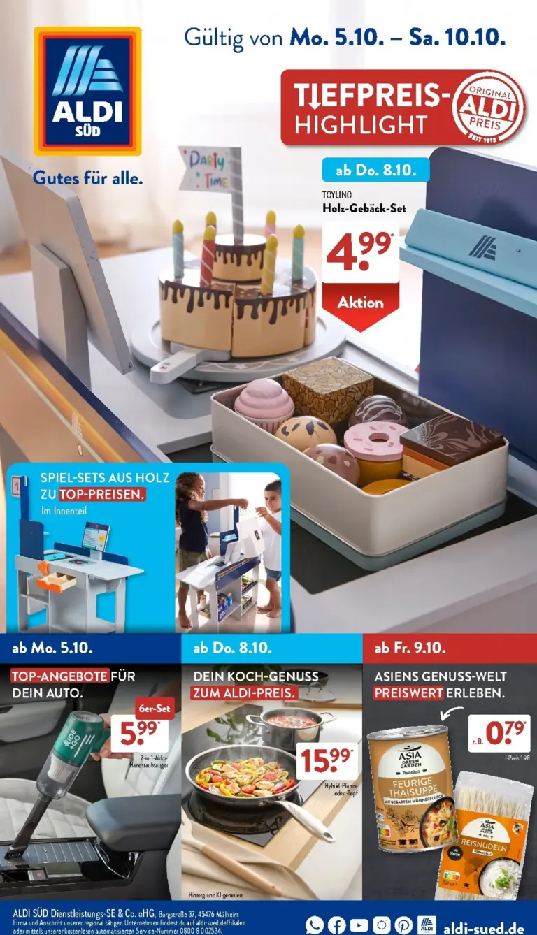 Aldi Süd Prospekt ab 05.10.2026
