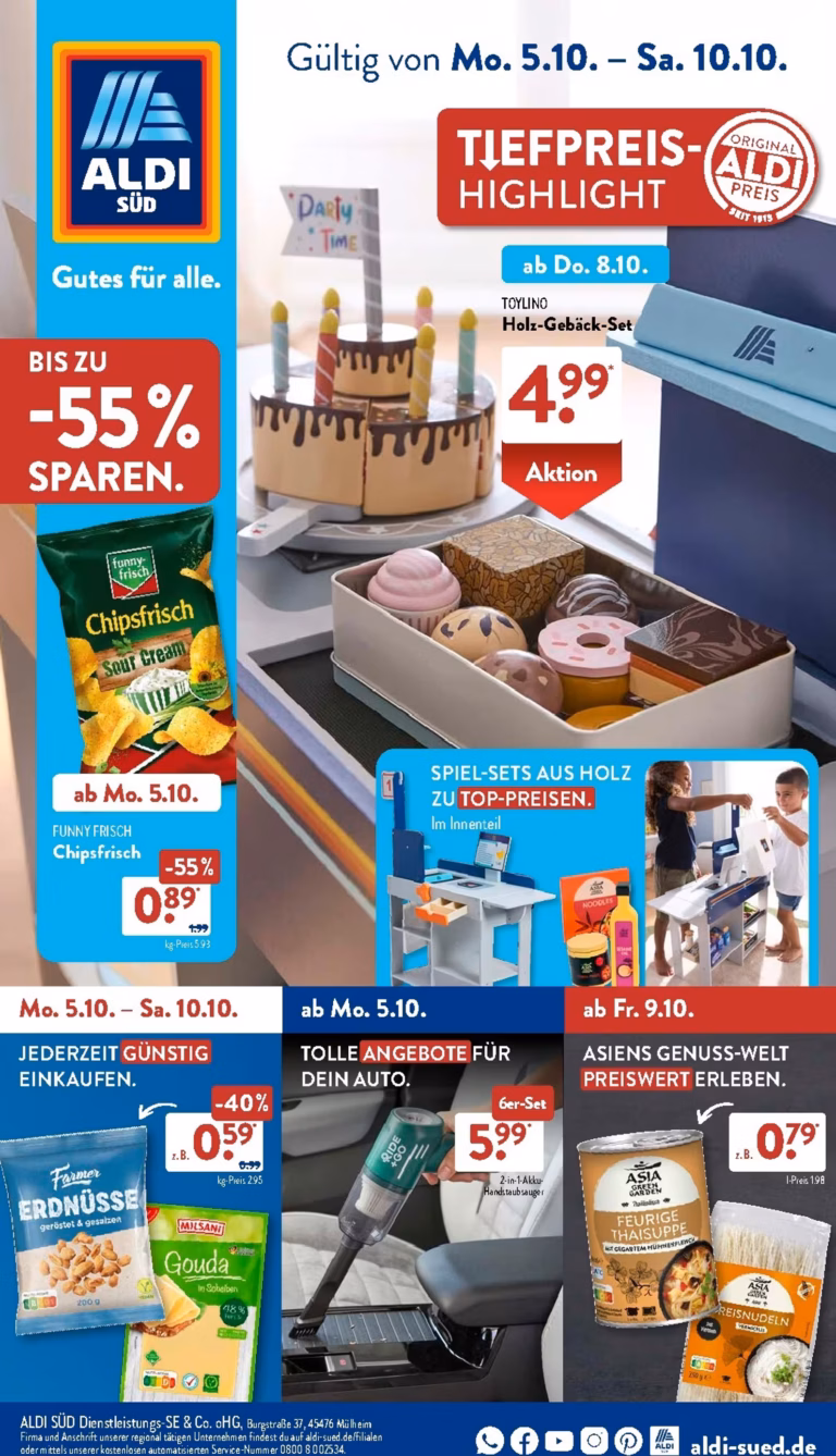 Aldi Süd Prospekt ab 05.10.2026