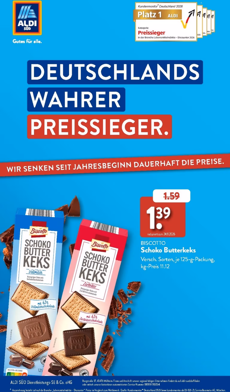 Aldi Süd Prospekt ab 27.09.2026