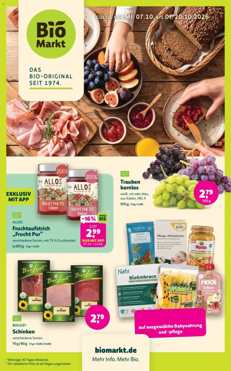 Biomarkt Prospekt ab 07.10.2026