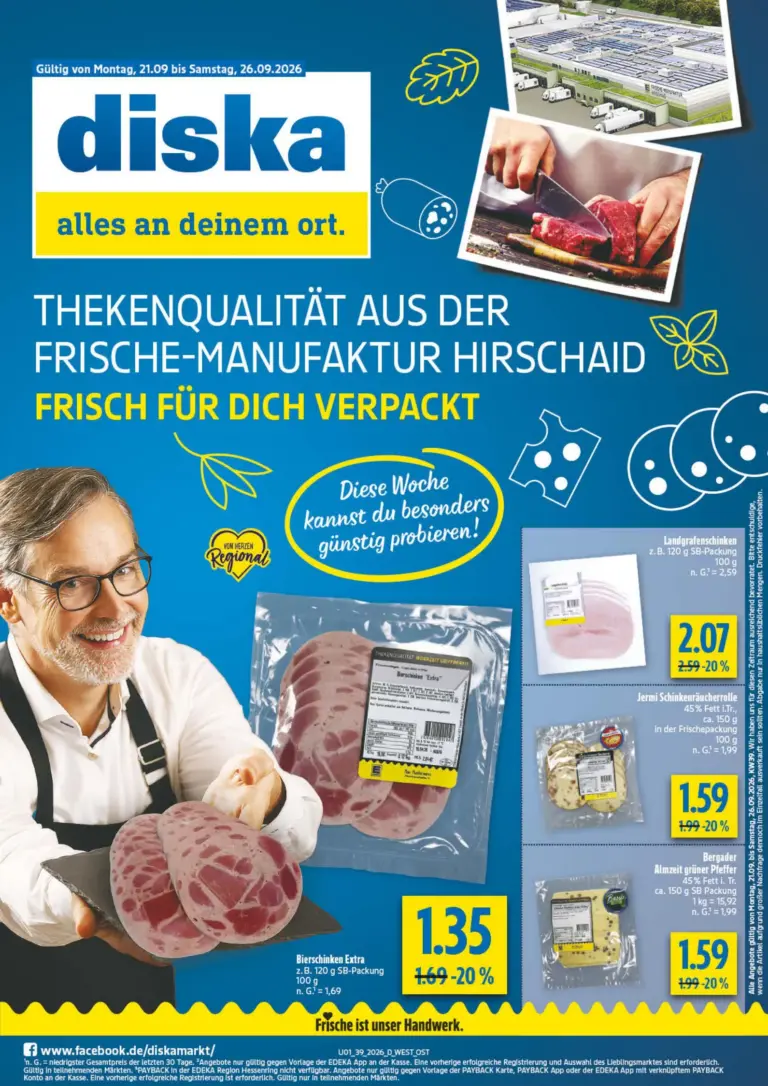 Diska Prospekt ab 21.09.2026