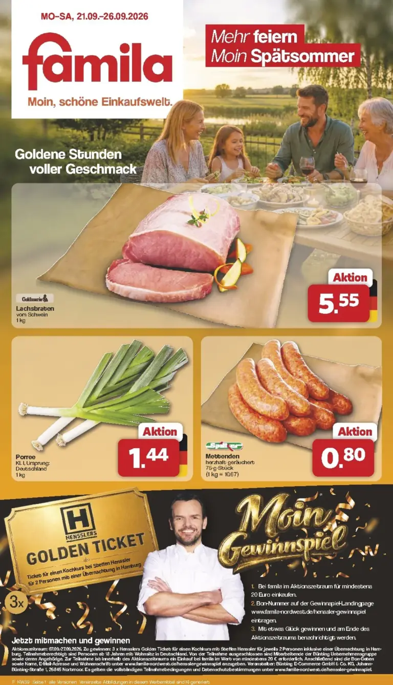 Famila Nordwest Prospekt ab 21.09.2026