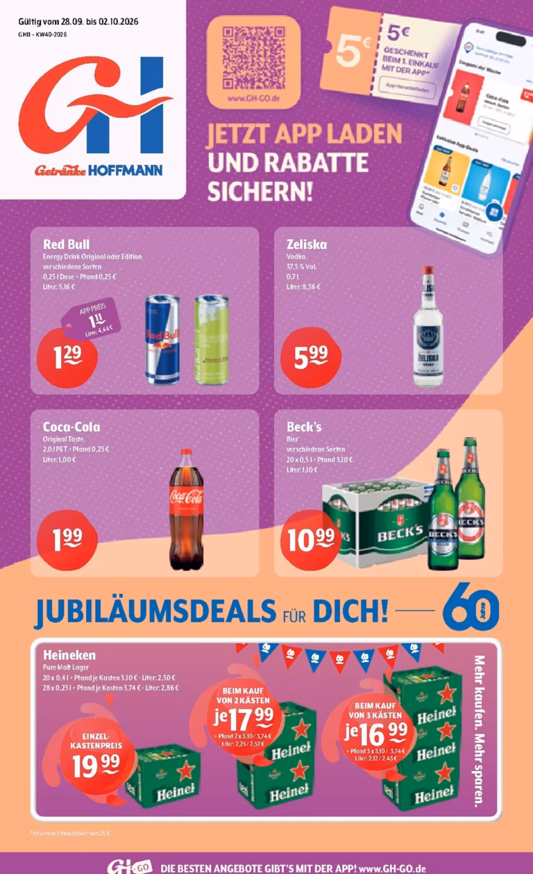 Getränke Hoffmann Prospekt ab 28.09.2026