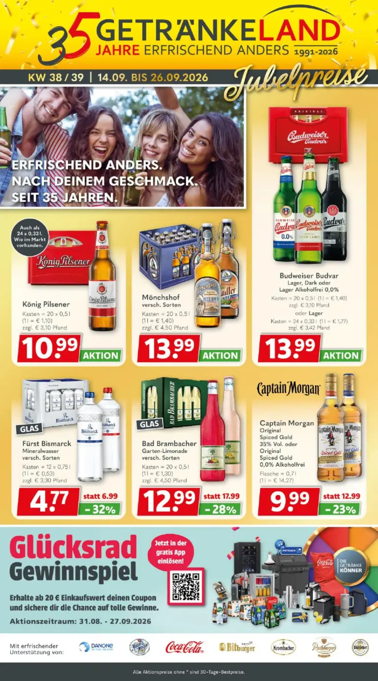 Getränkeland Prospekt ab 14.09.2026