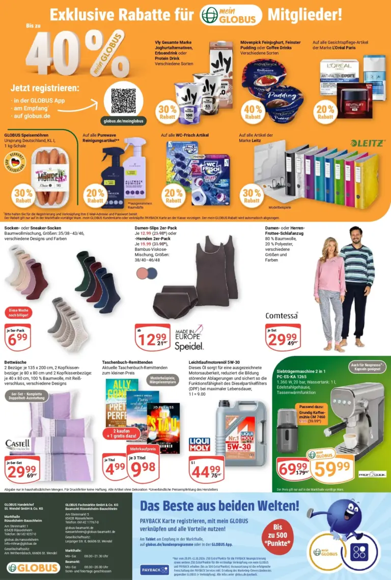 Globus Prospekt ab 28.09.2026