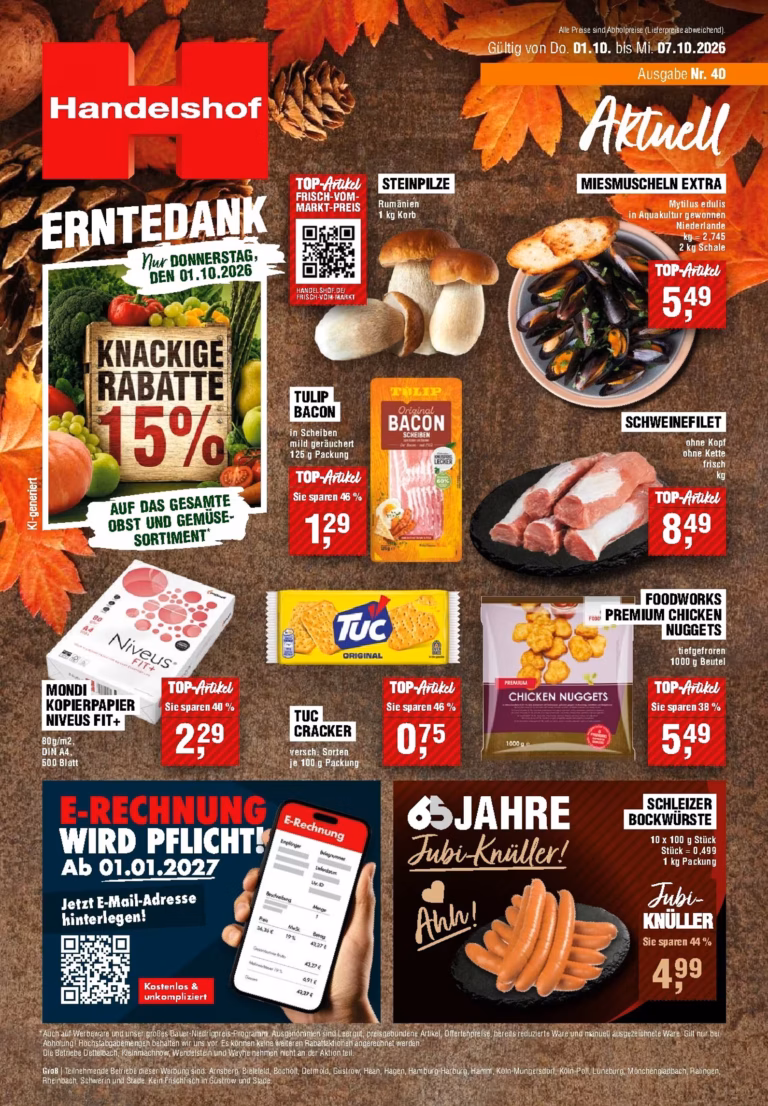 Handelshof Prospekt ab 01.10.2026
