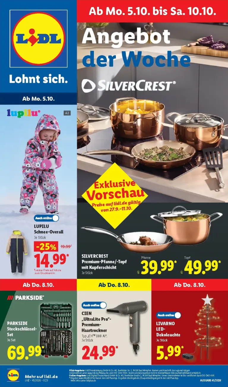 LIDL Prospekt ab 05.10.2026
