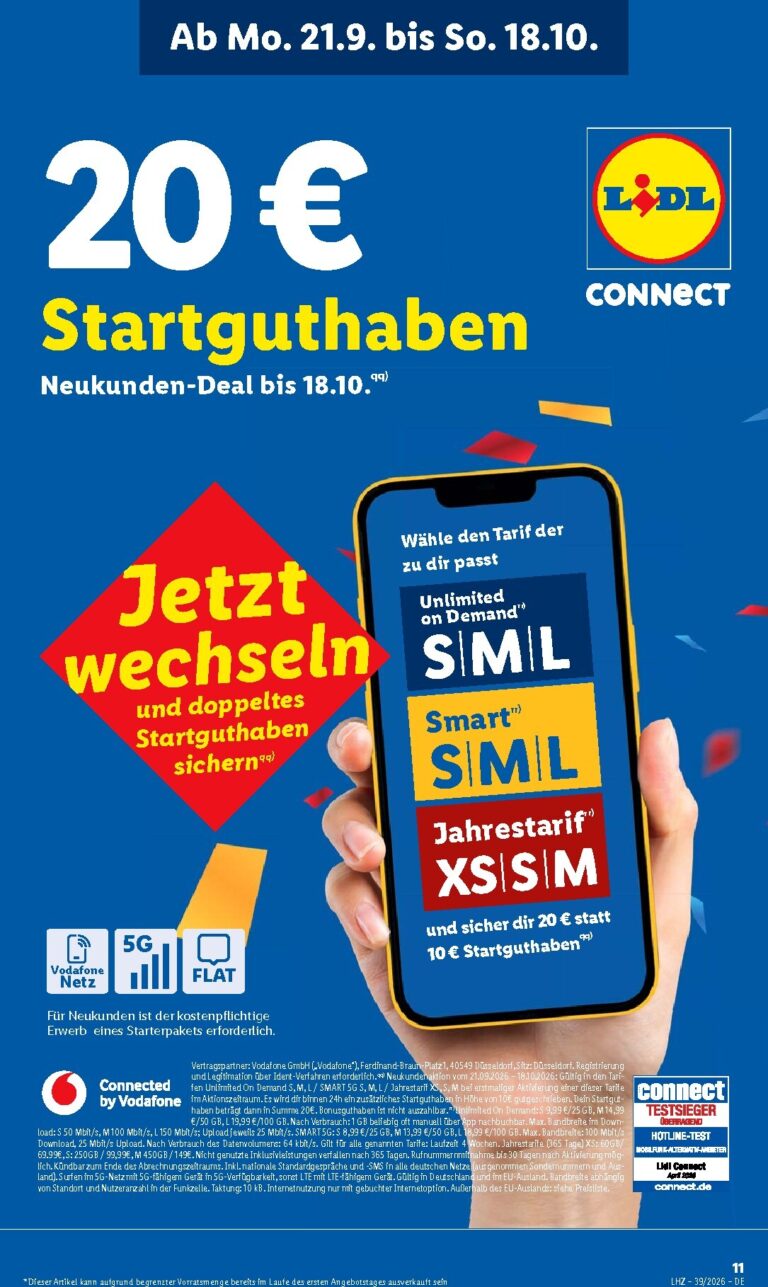 LIDL Prospekt ab 26.09.2026