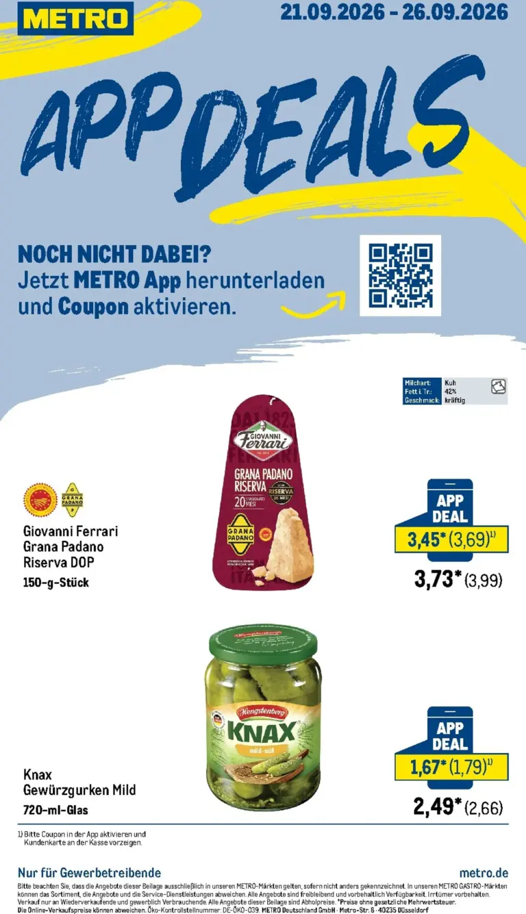 METRO Prospekt ab 21.09.2026