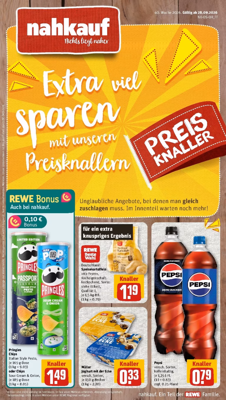 nahkauf Prospekt ab 28.09.2026