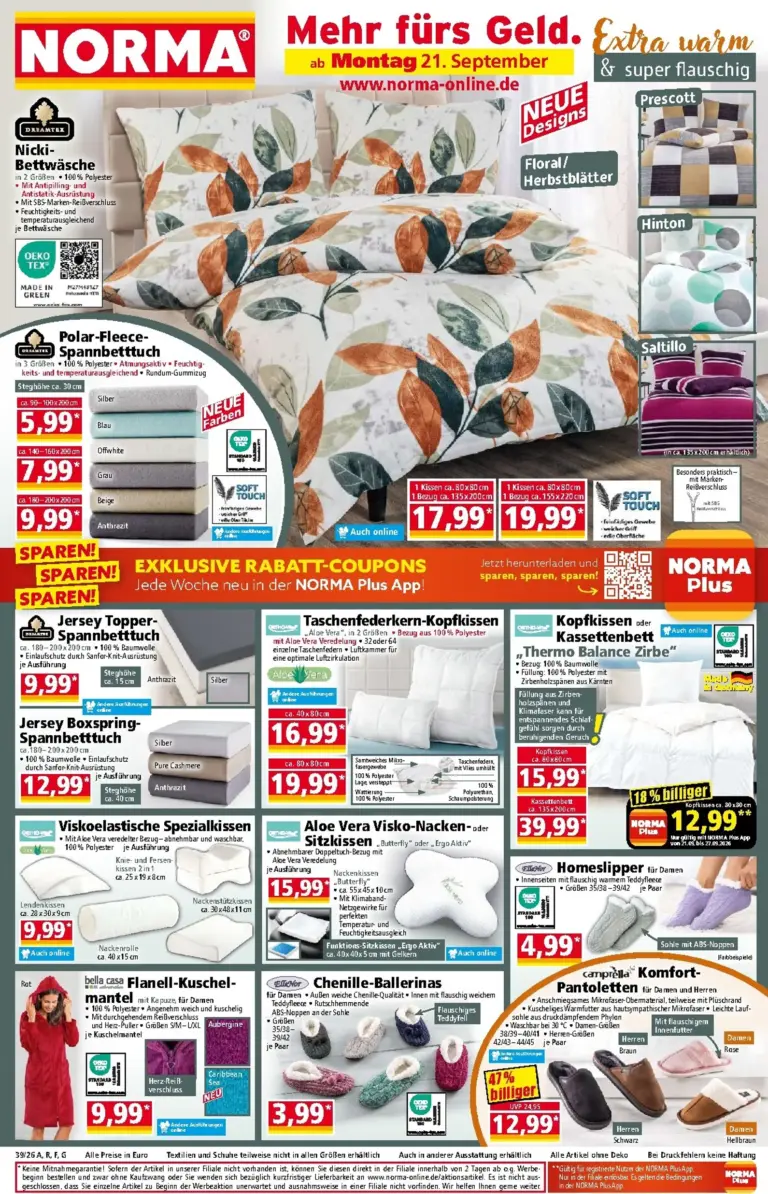 Norma Prospekt ab 21.09.2026