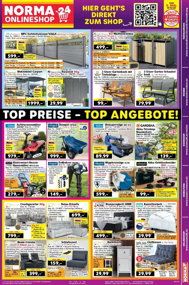 Norma Prospekt ab 28.09.2026