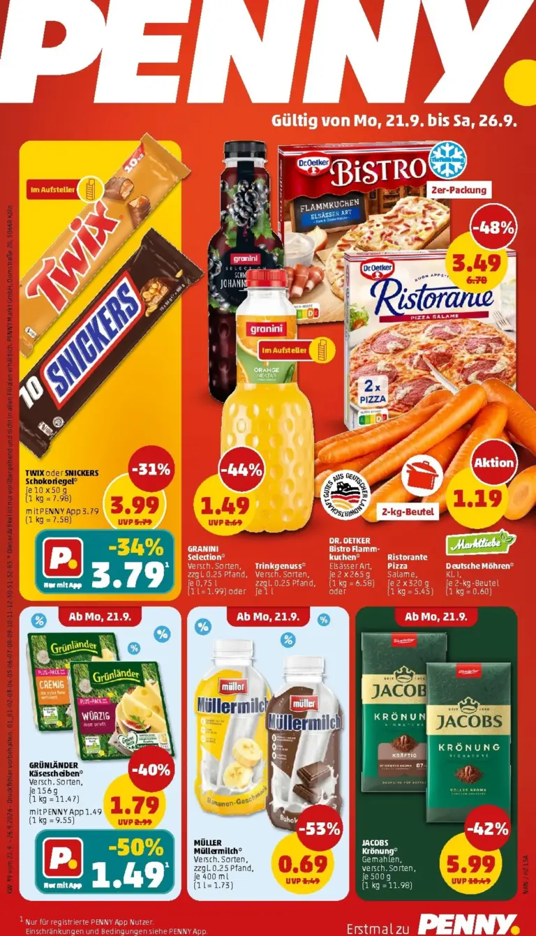 Penny Prospekt ab 21.09.2026
