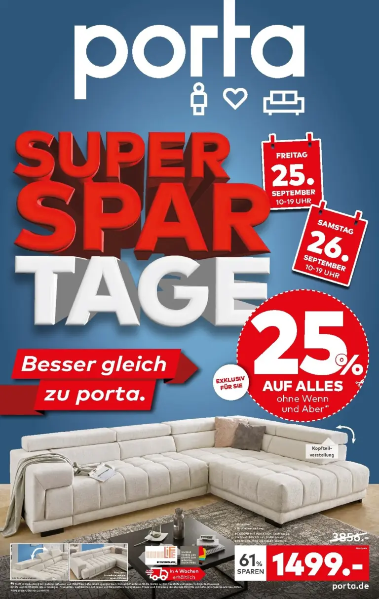 Porta Prospekt ab 25.09.2026