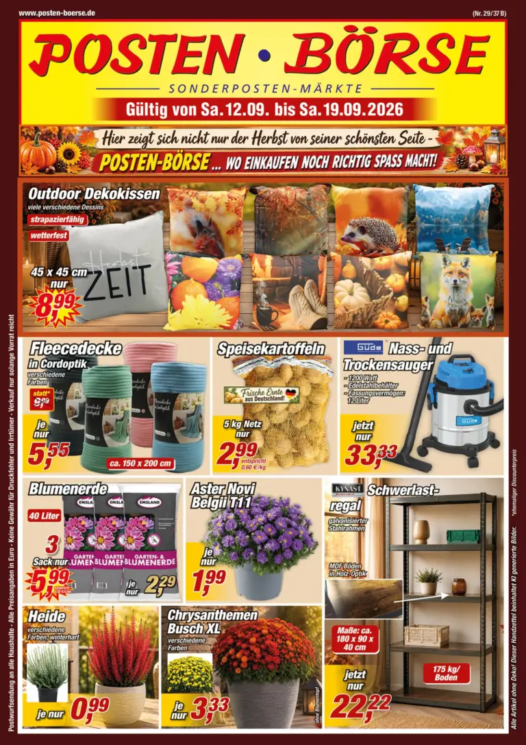 Posten Boerse Prospekt ab 12.09.2026