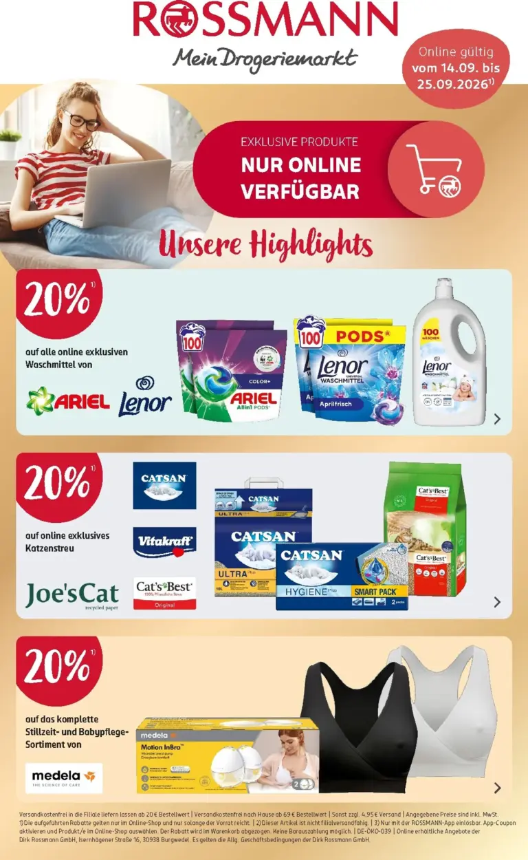 Rossmann Prospekt ab 14.09.2026