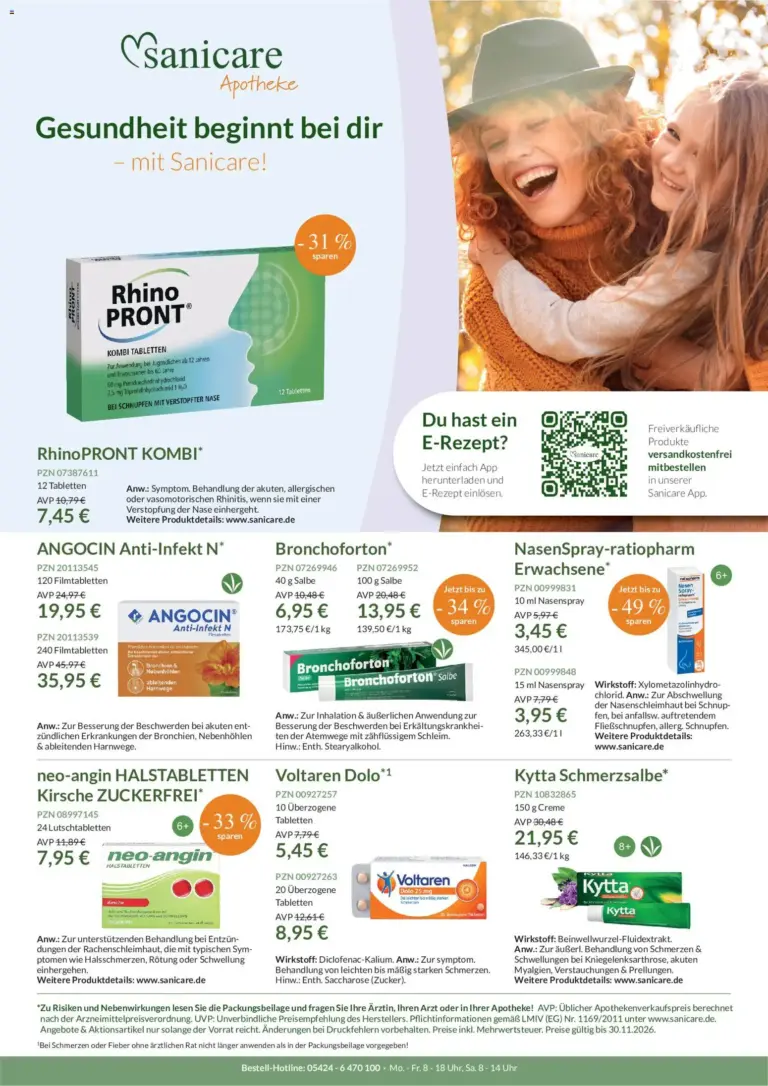 Sanicare Prospekt ab 23.09.2026