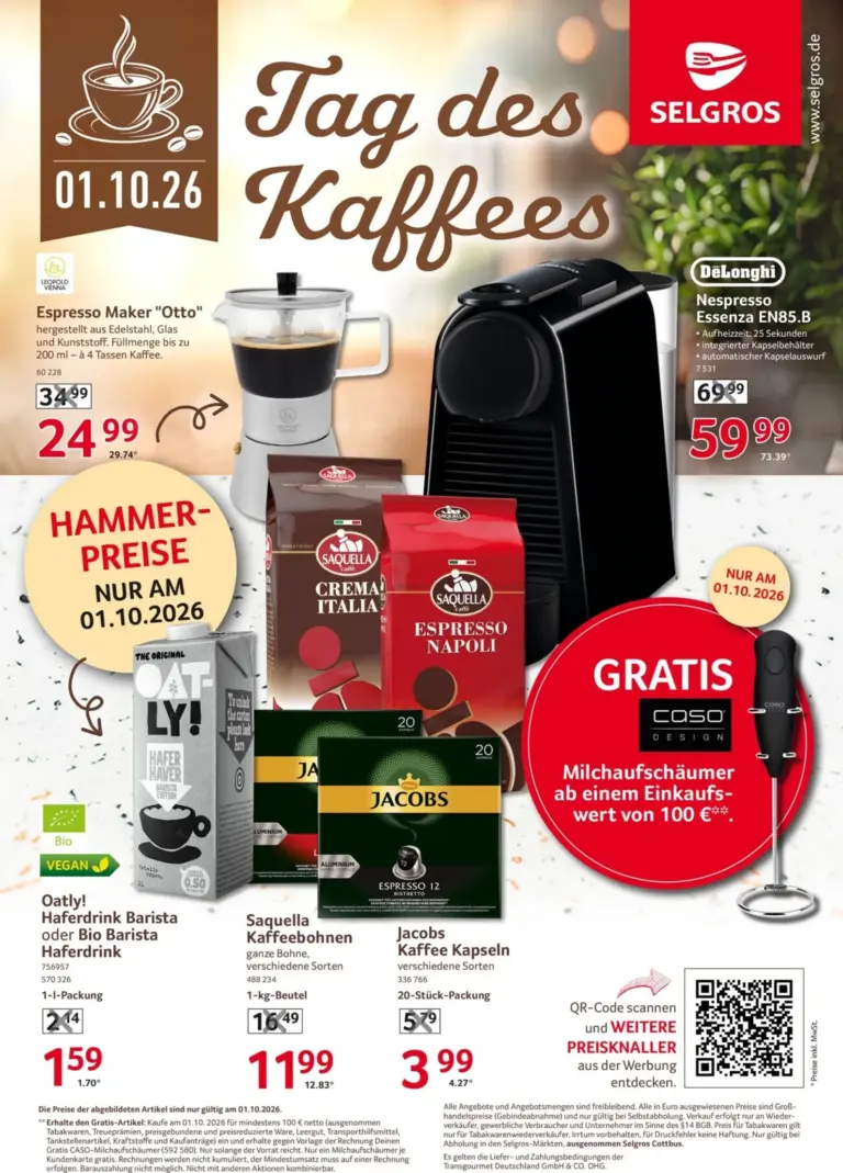 Selgros Prospekt ab 01.10.2026