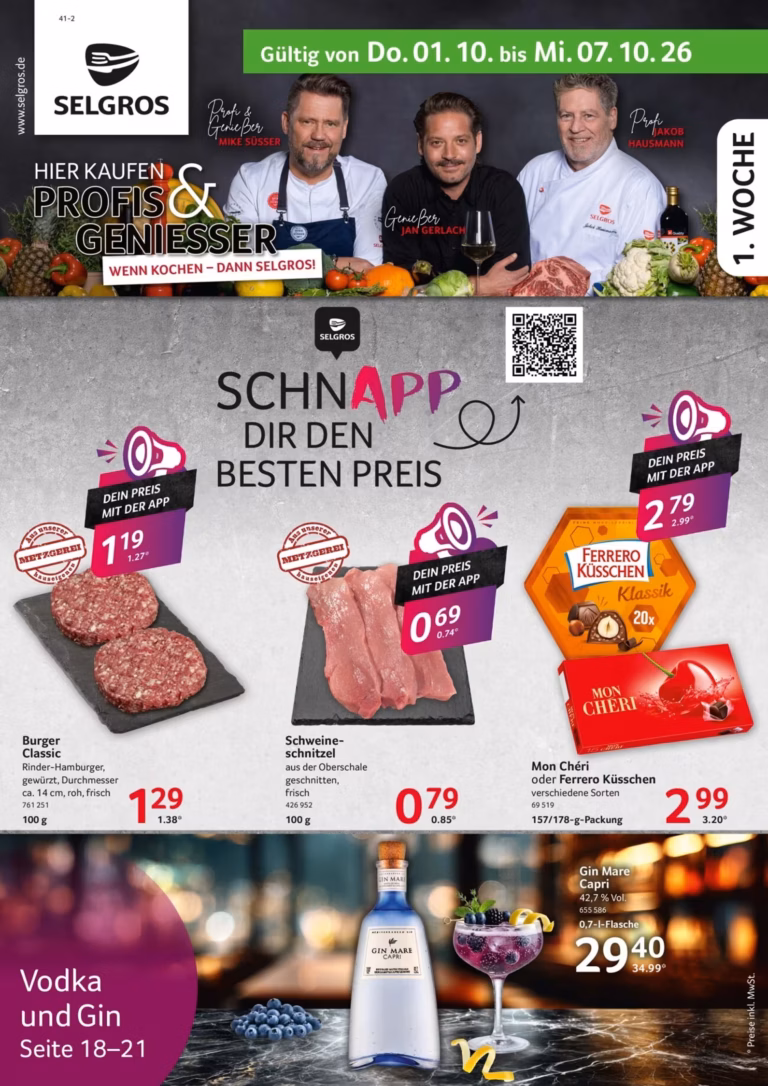 Selgros Prospekt ab 01.10.2026