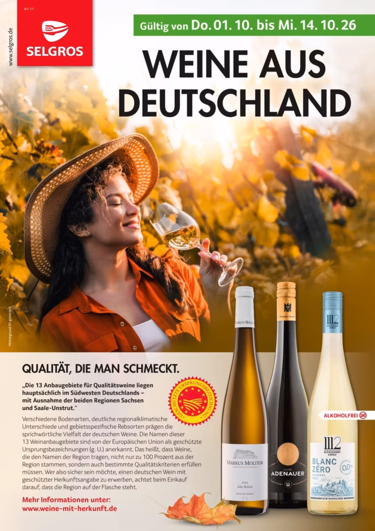 Selgros Prospekt ab 01.10.2026