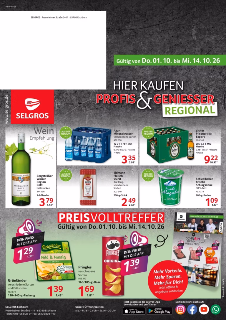 Selgros Prospekt ab 01.10.2026