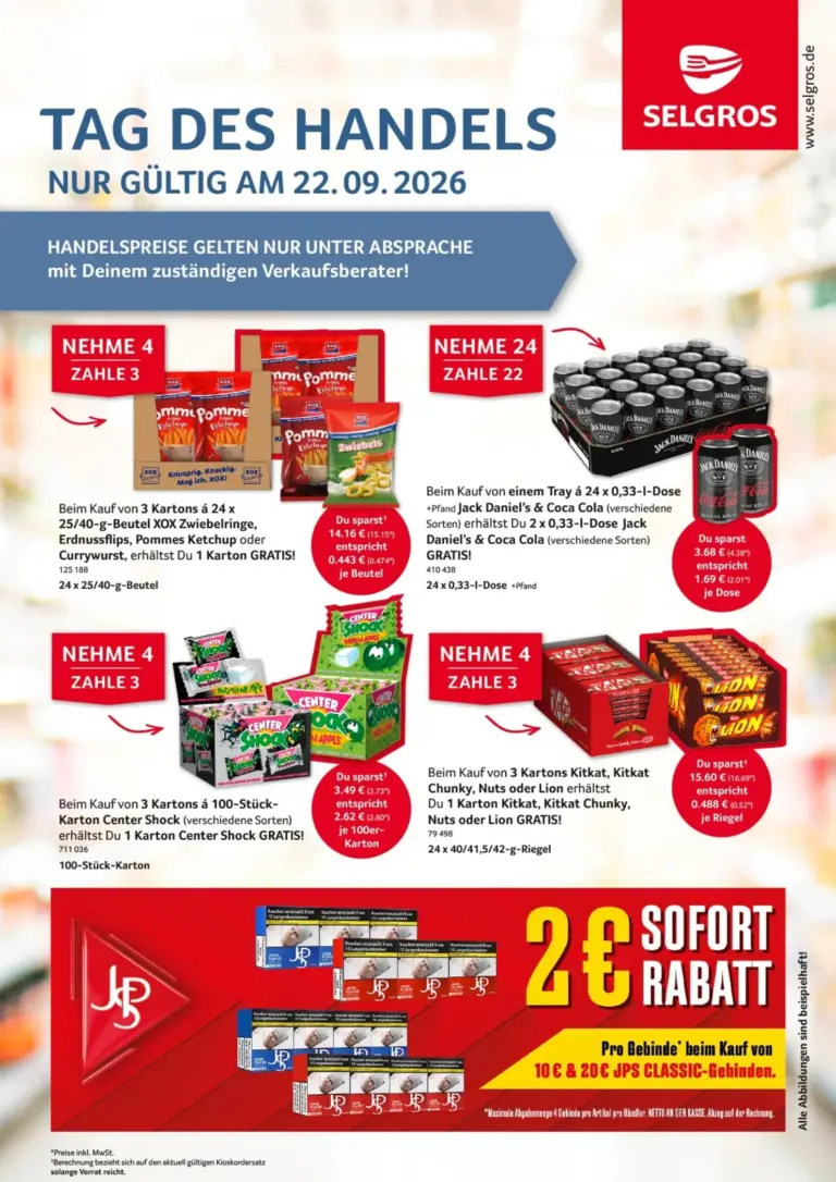 Selgros Prospekt ab 22.09.2026