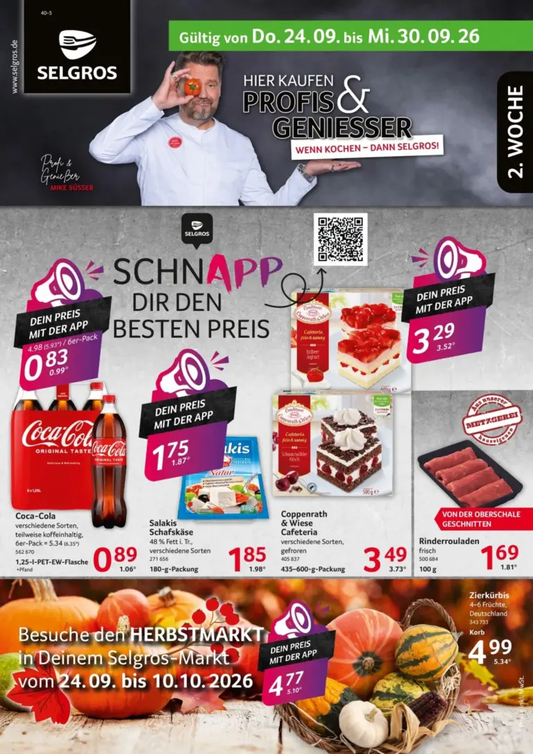 Selgros Prospekt ab 24.09.2026
