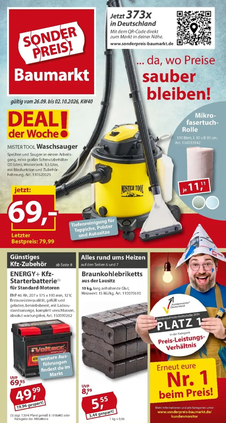 Sonderpreis Baumarkt Prospekt ab 26.09.2026