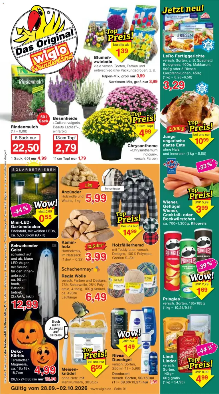 Wiglo Wunderland Prospekt ab 28.09.2026