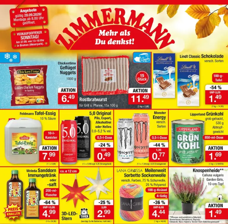 Zimmermann Prospekt ab 28.09.2026