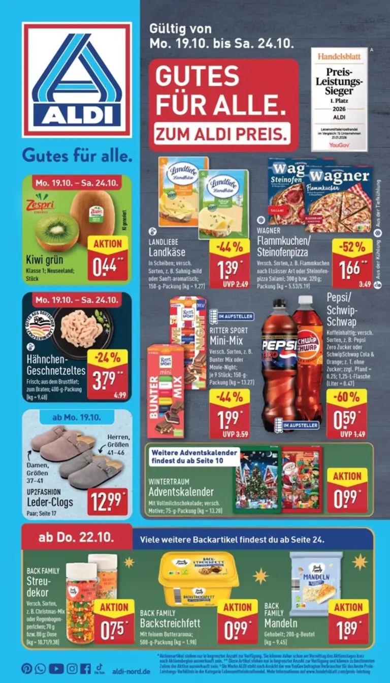 Aldi Nord Prospekt ab 19.10.2026