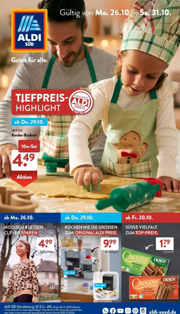 Aldi Süd Prospekt ab 26.10.2026