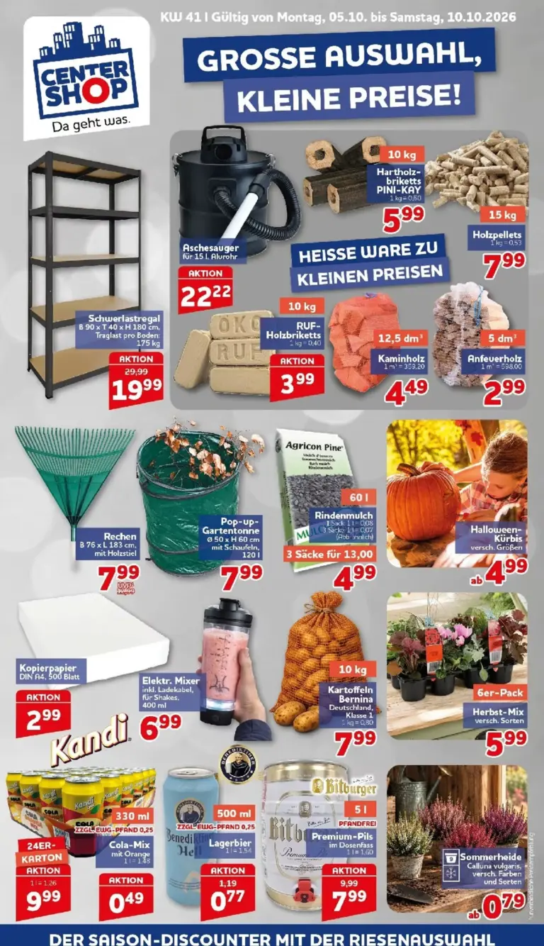 Centershop Prospekt ab 05.10.2026