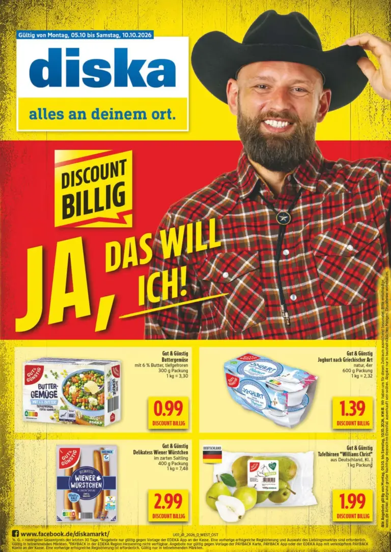 Diska Prospekt ab 05.10.2026