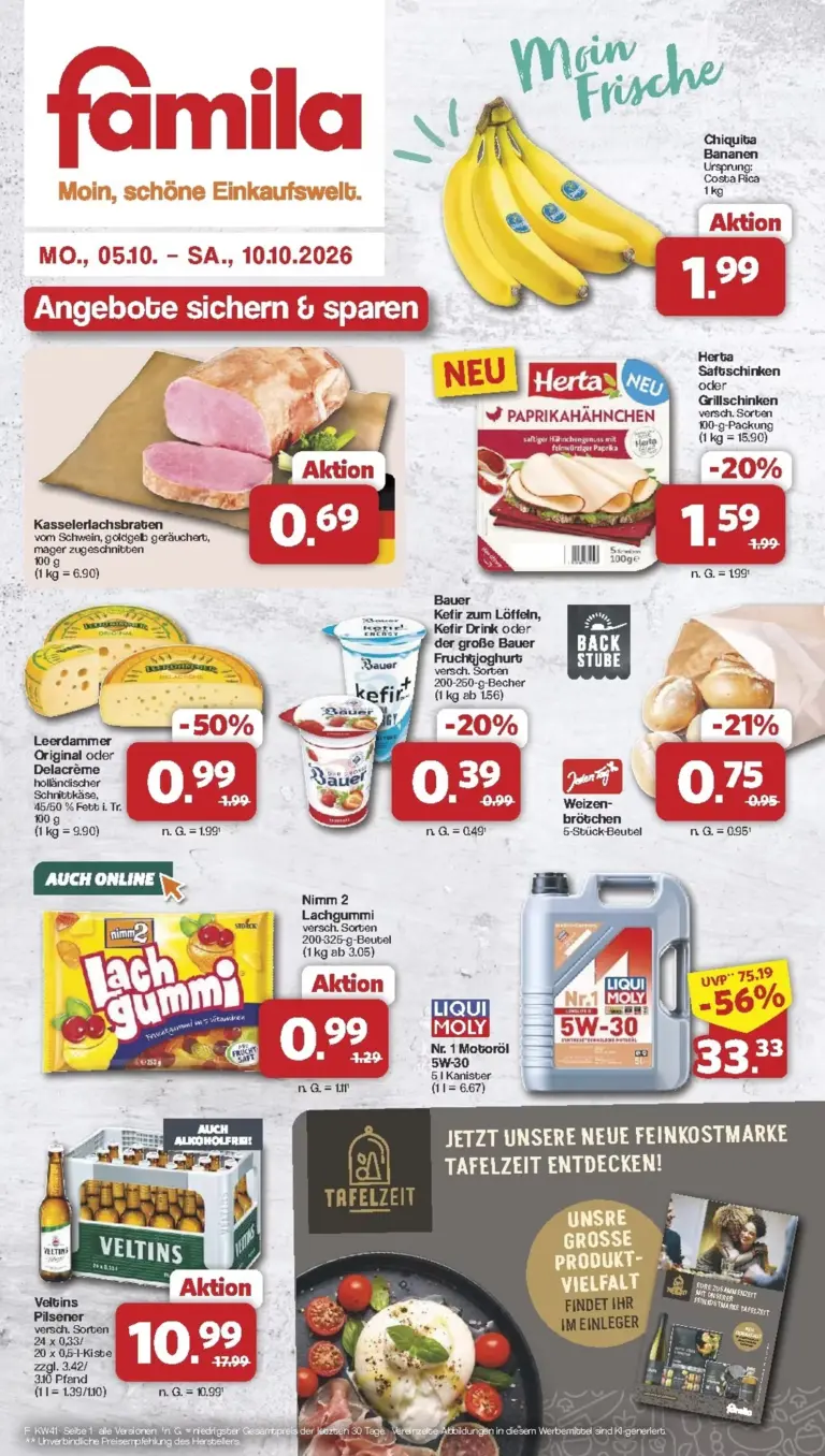 Famila Nordwest Prospekt ab 05.10.2026