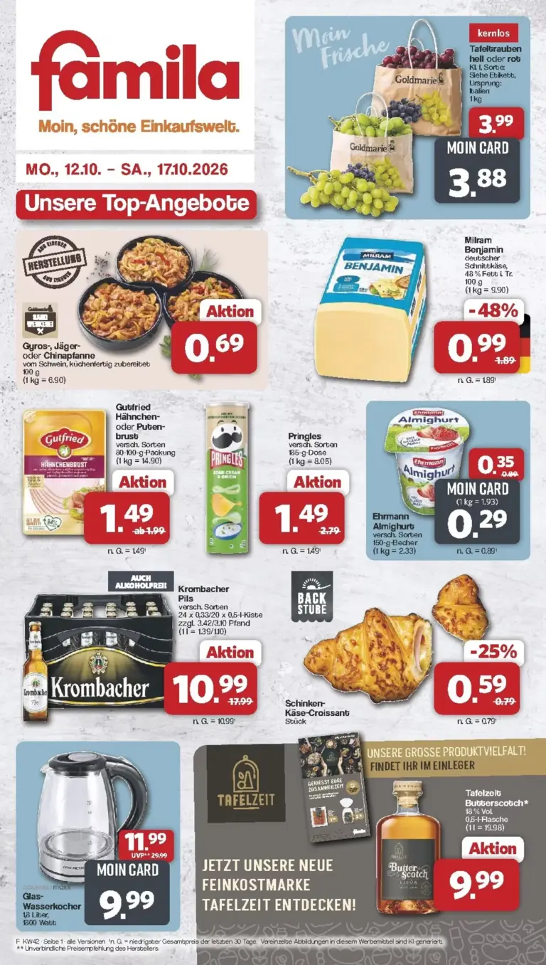 Famila Nordwest Prospekt ab 12.10.2026