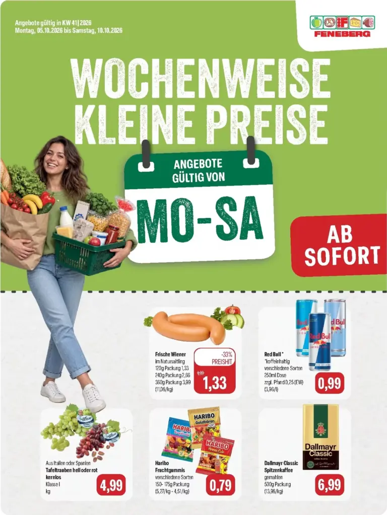 Feneberg Prospekt ab 05.10.2026